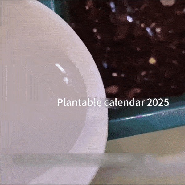 🌱Eco-Friendly Plantable Seed Calendar 2025
